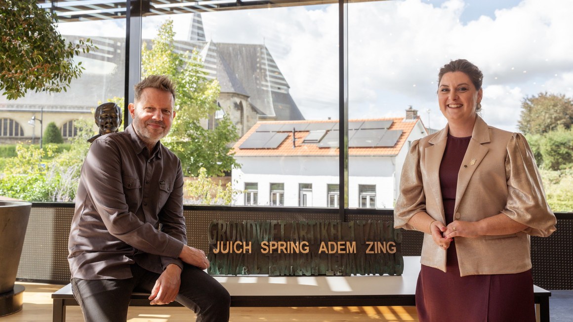 Onthulling kunstwerk van de vrijheid
